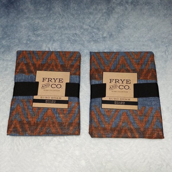 FRYE & CO. Home Collection EURO SHAM-OEKO-TEX 26" X 26" NIP-Retail $42.00.